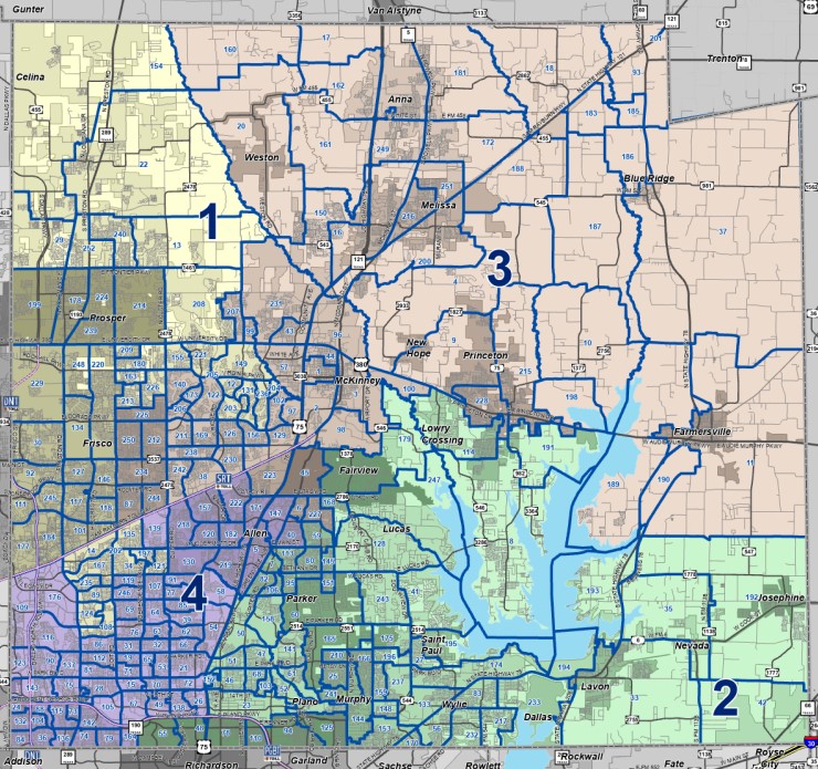 Commissioners' Precincts Interactive Map
