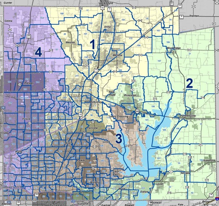 Justices of the Peace Precincts Interactive Map