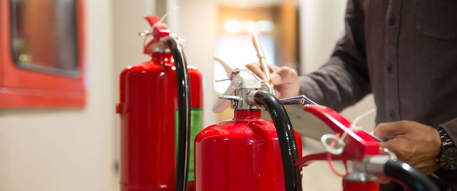 Fire extinguisher inspection