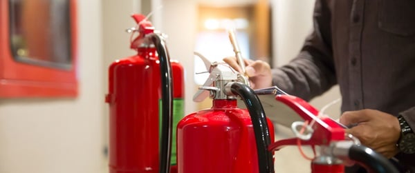 Fire extinguisher inspection